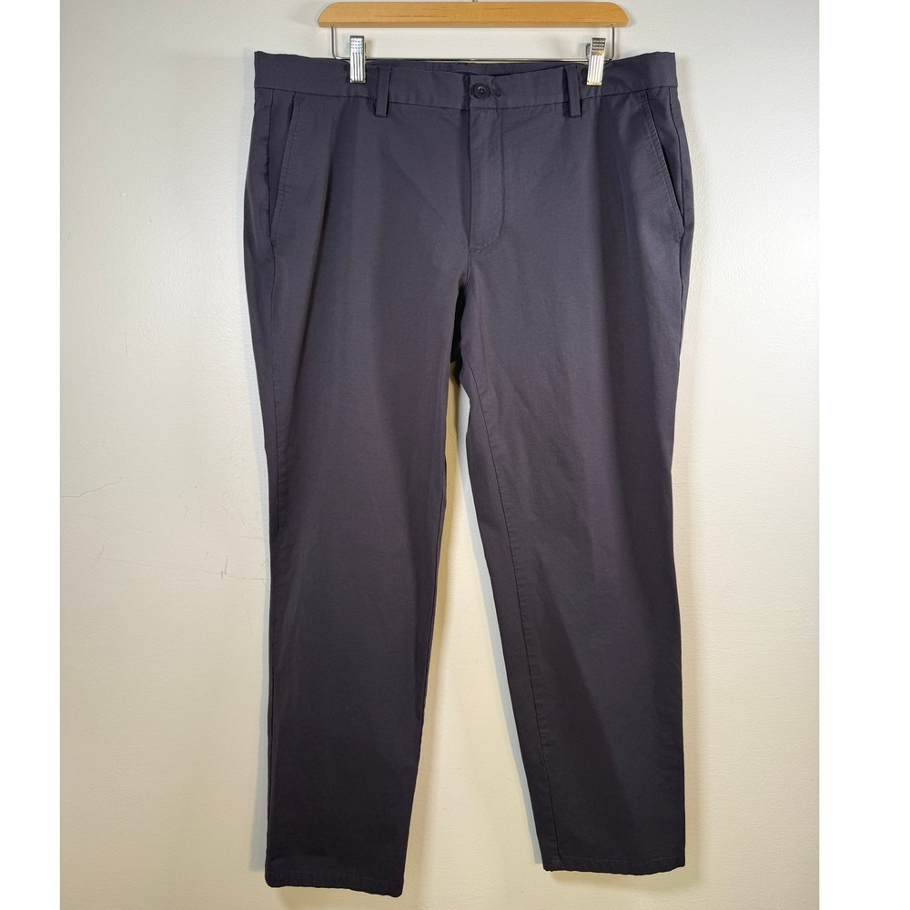 Vineyard Vines Mens Performance Pants Dark Gray 38x30 1P001094 Stretch Chino